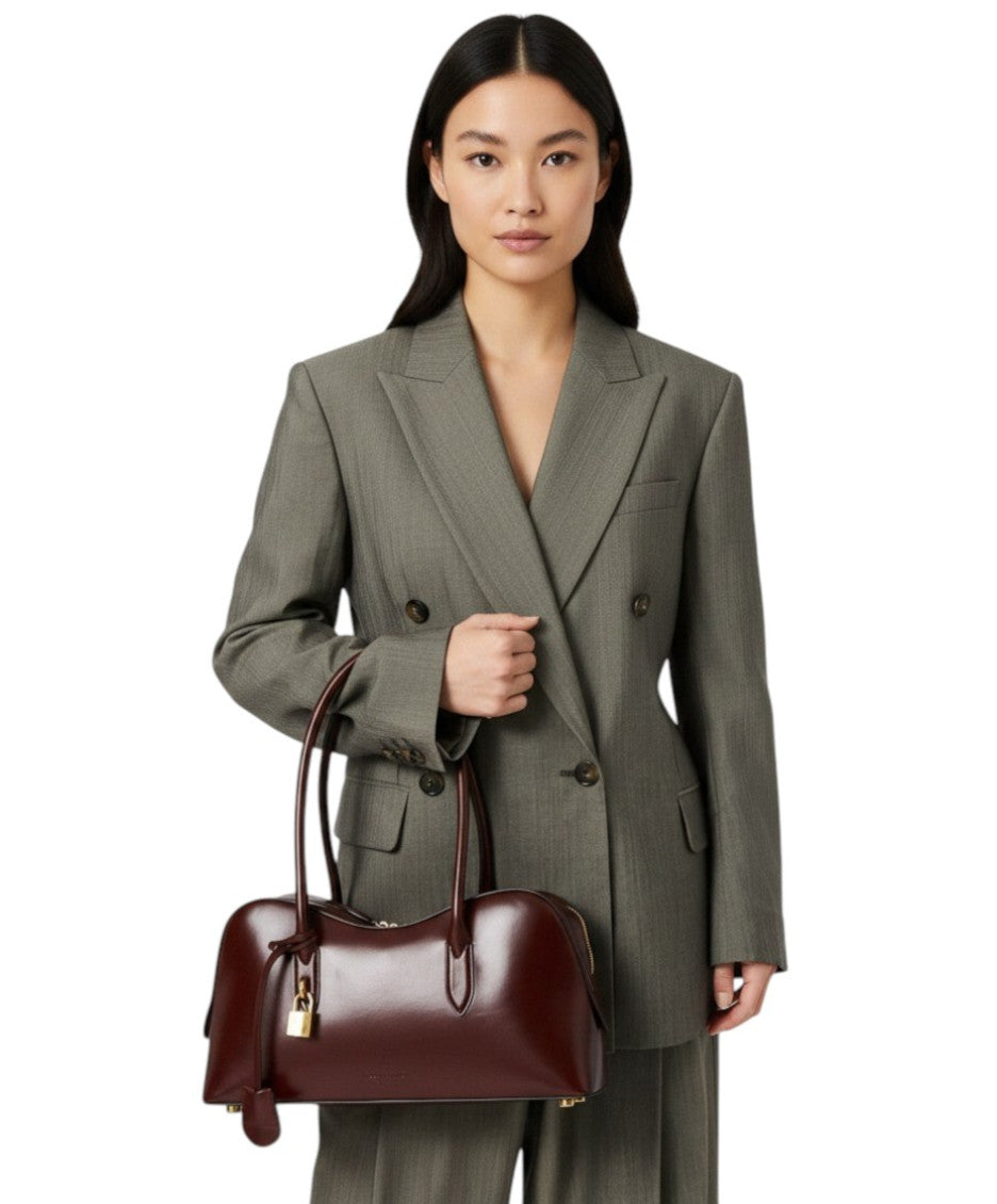 Dark Brown Ryder Shoulder Bag 5