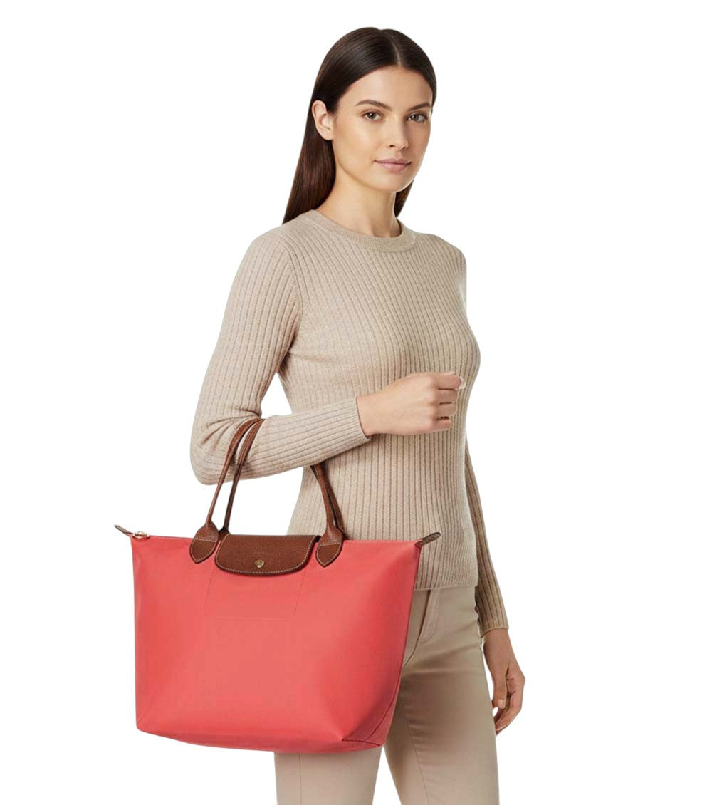 Coral Le Pliage Medium Tote 7