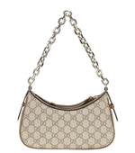 Beige GG Emblem Small Shoulder Bag 1