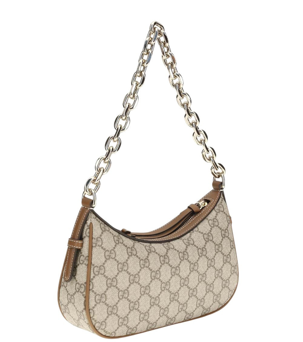 Beige GG Emblem Small Shoulder Bag 2