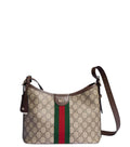 Beige Ophidia Small Shoulder Bag 1