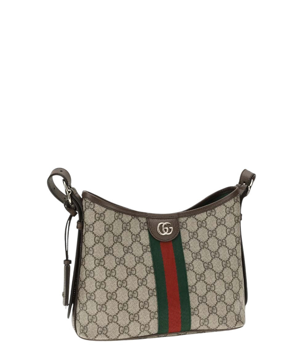 Beige Ophidia Small Shoulder Bag 2