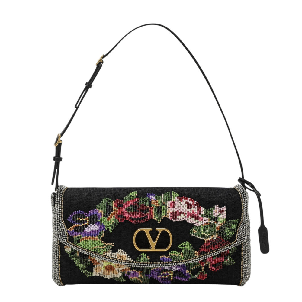 Black DeVain Small Shoulder Bag 1