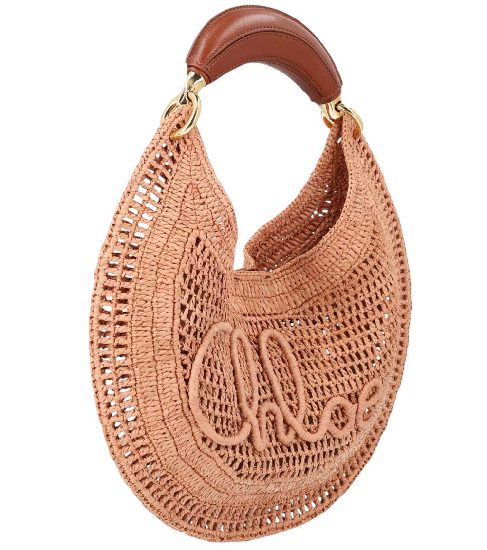 Light Pink Summer Banana Large Hobo 3