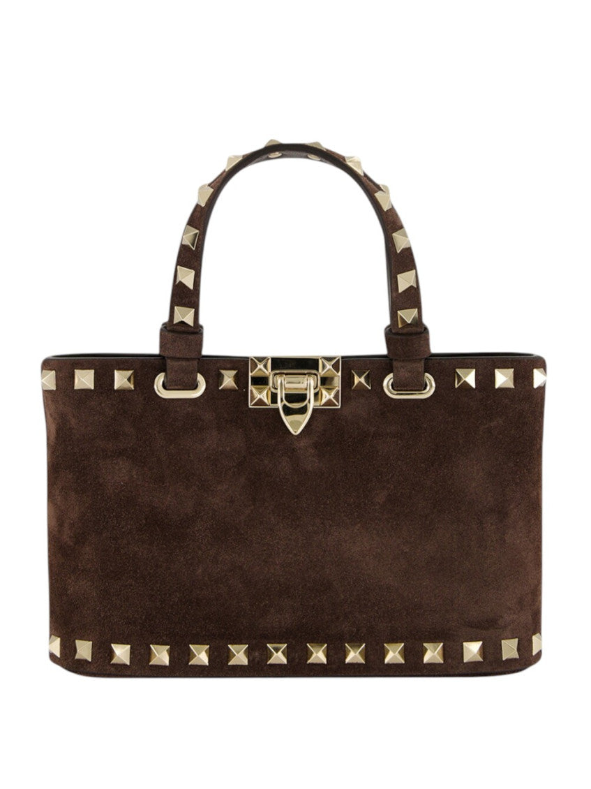 Brown Rockstud Mini Satchel 1