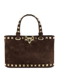 Brown Rockstud Mini Satchel 1