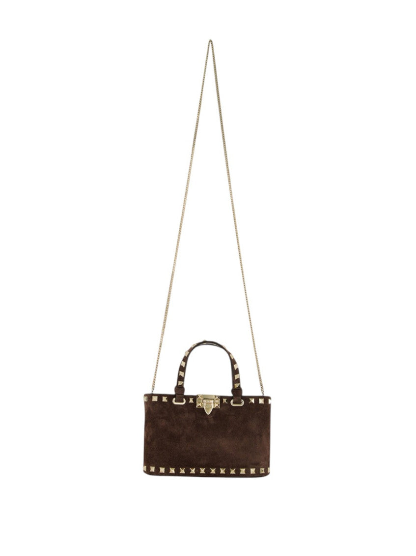 Brown Rockstud Mini Satchel 2