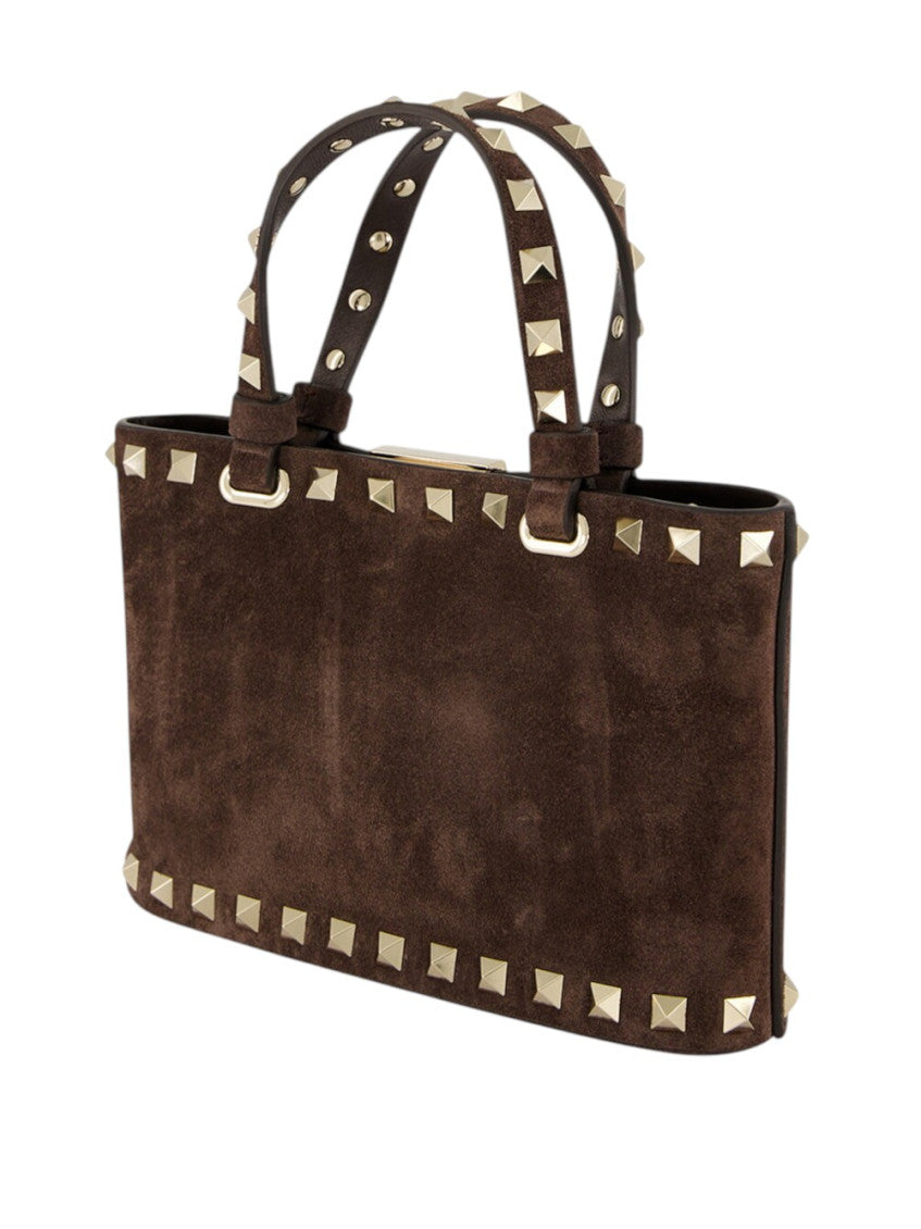 Brown Rockstud Mini Satchel 3