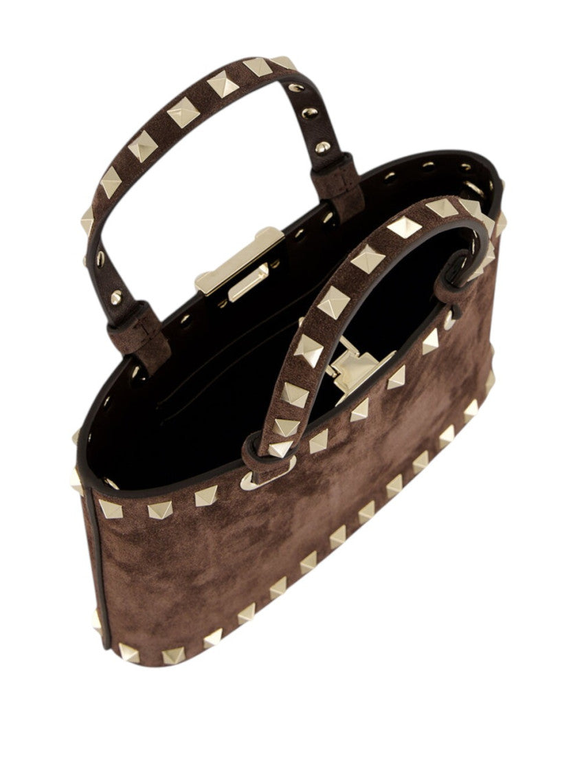 Brown Rockstud Mini Satchel 4