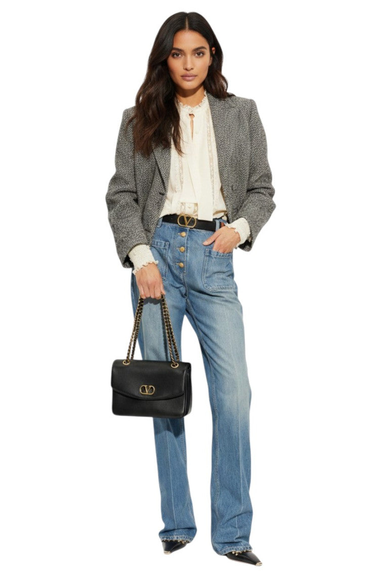 Black Djuna Medium Shoulder Bag 5