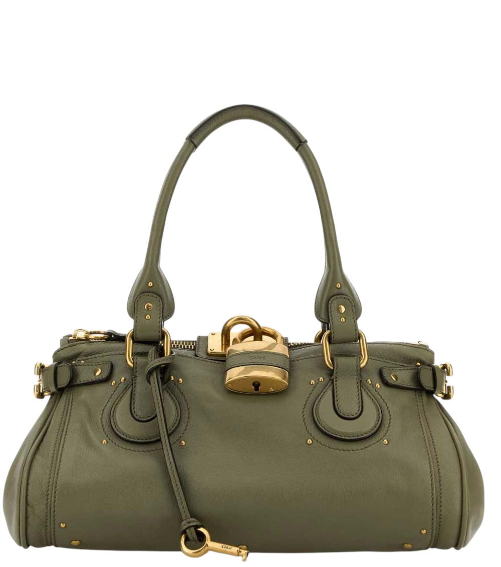 Olive Paddington Large Shoulder Bag 1