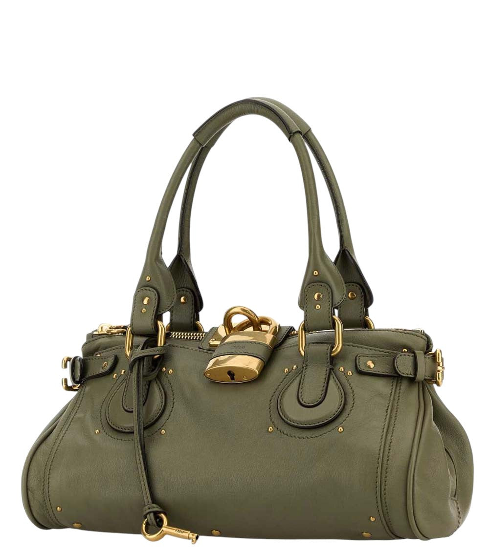 Olive Paddington Large Shoulder Bag 2
