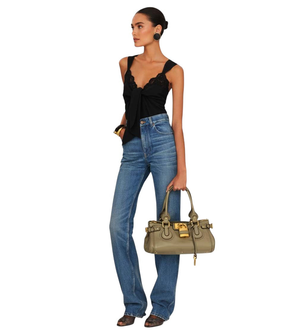 Olive Paddington Large Shoulder Bag 5