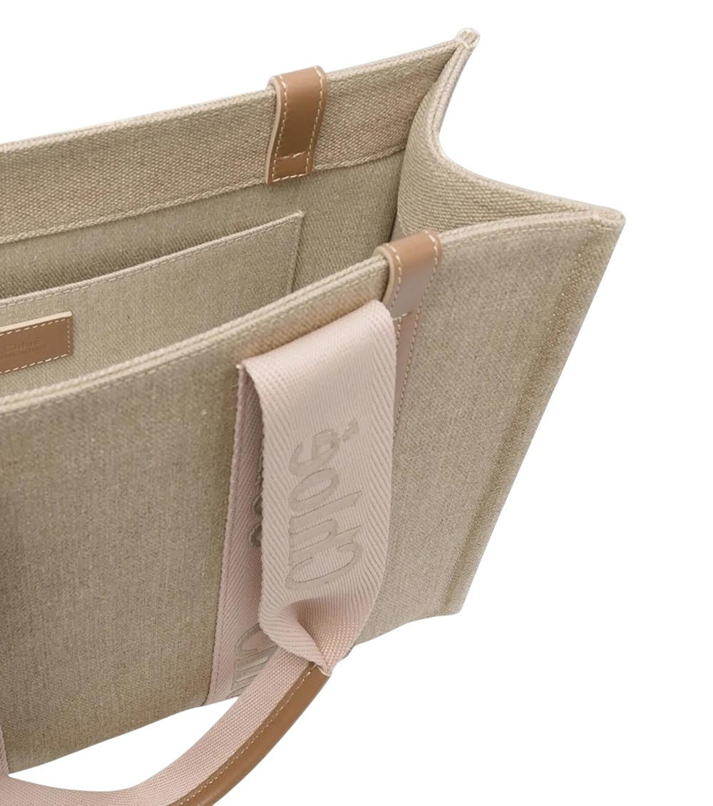 Beige Woody Large Tote 4