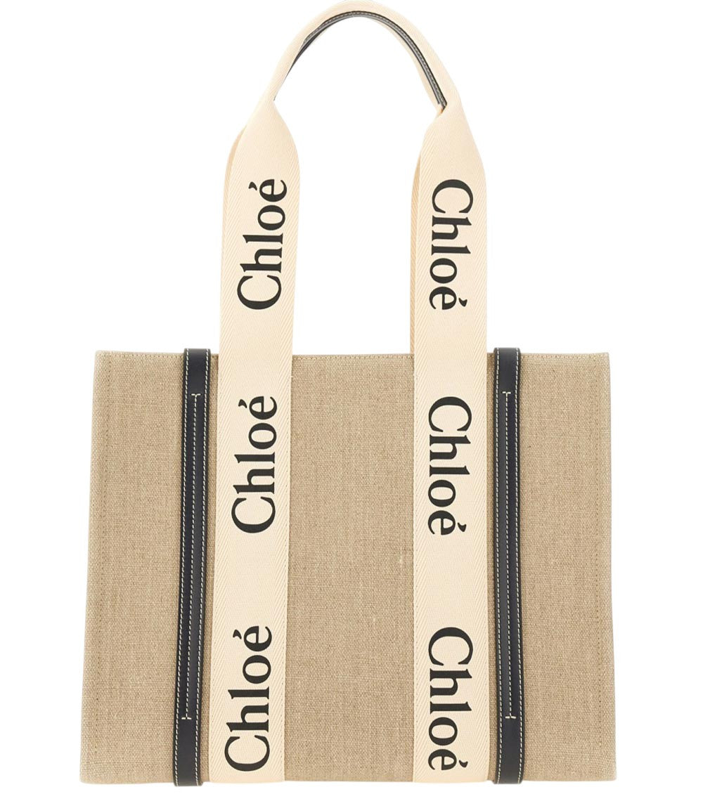 Beige Woody Large Tote 3