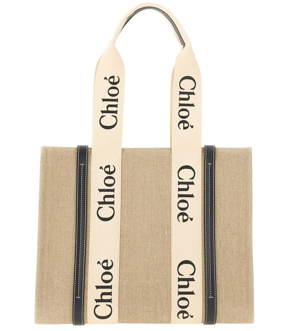 Beige Woody Large Tote 4