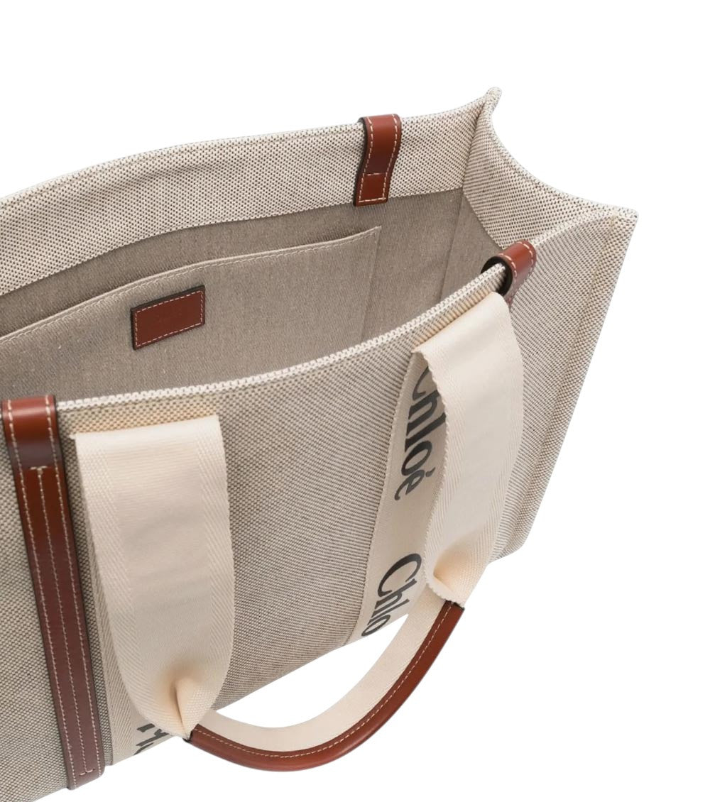 Beige Woody Large Tote 6