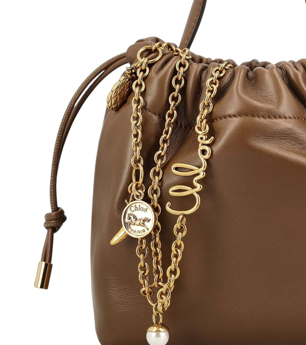 Brown Icons Mini Shoulder Bag 3