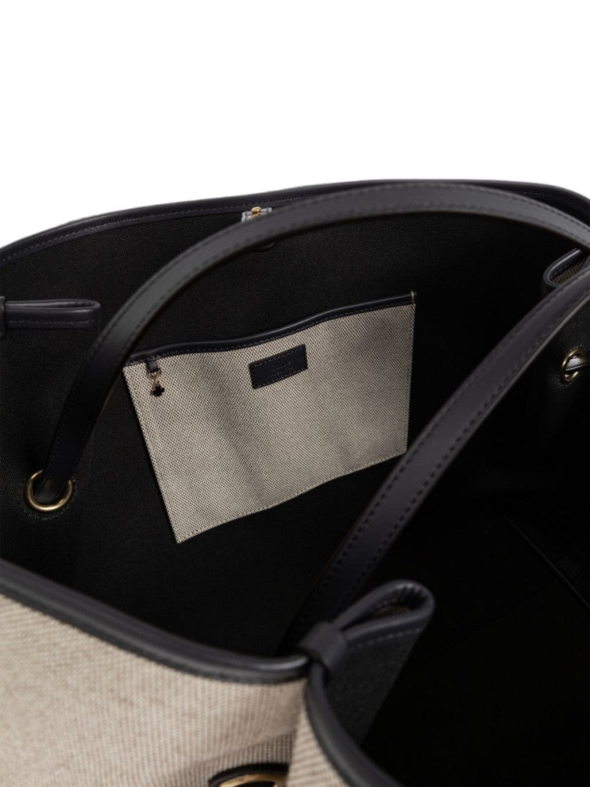 Beige Clover Large Tote 4