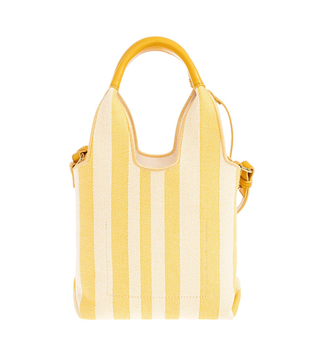 Yellow Logo Mini Tote 2