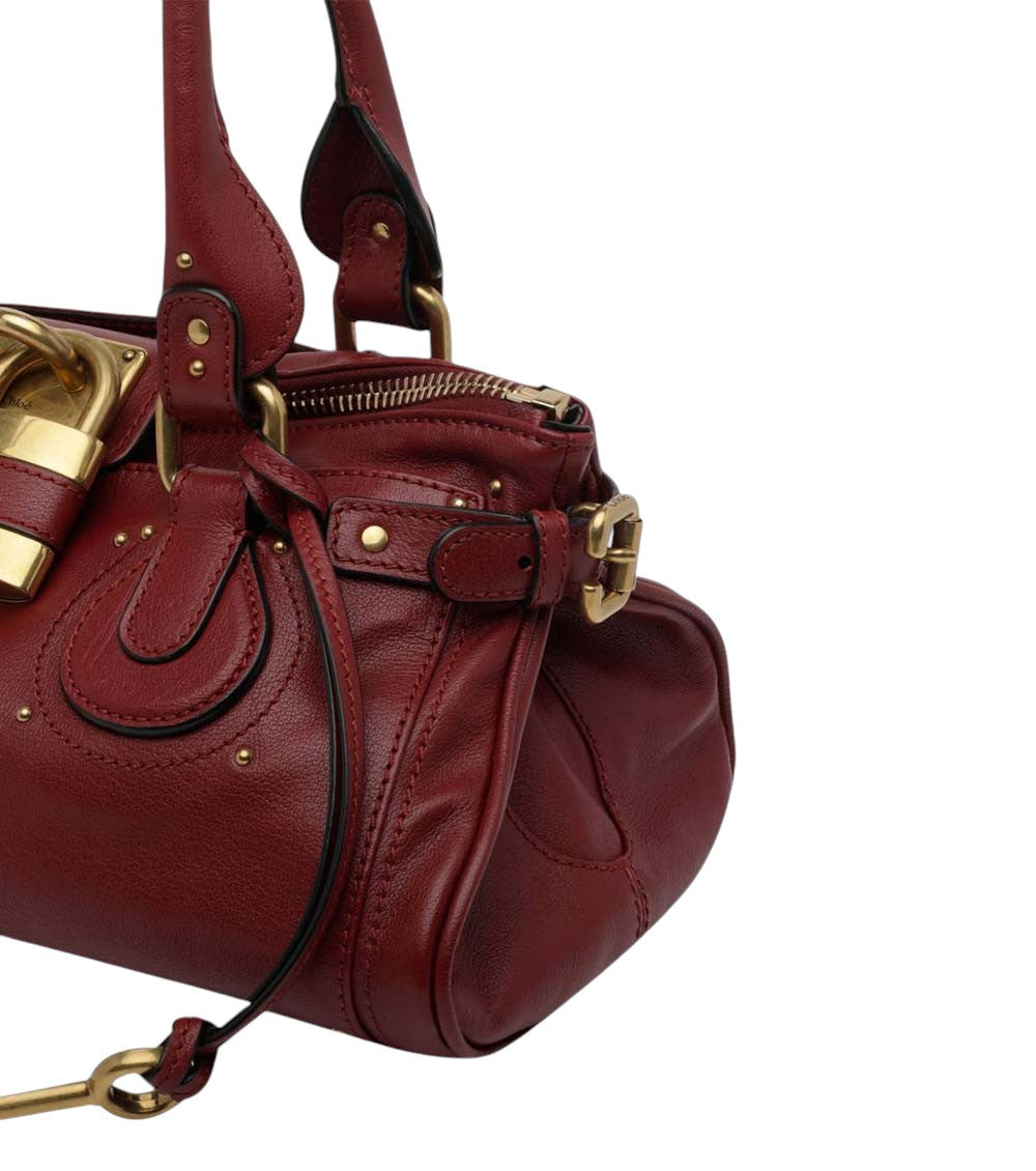 Red Paddington Large Shoulder Bag 4