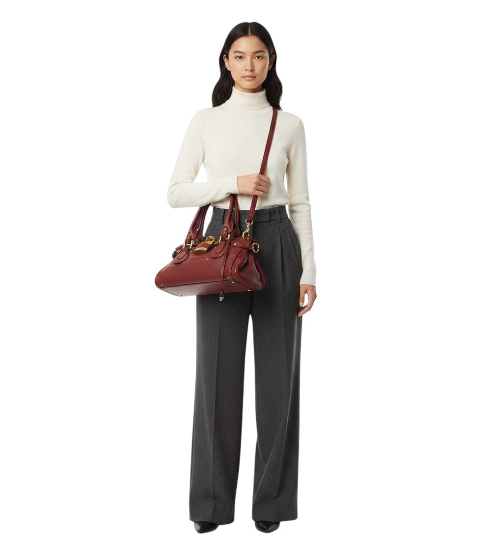 Red Paddington Large Shoulder Bag 6