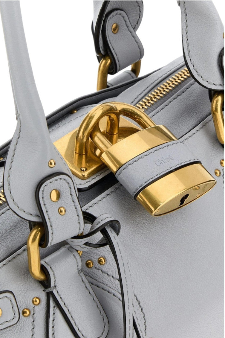 Light Blue Paddington Large Satchel 4