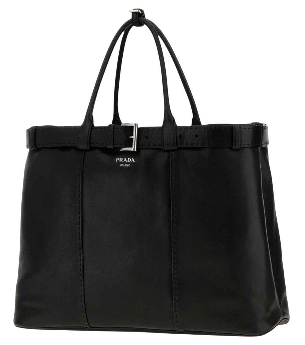 Black Logo Large Tote 2