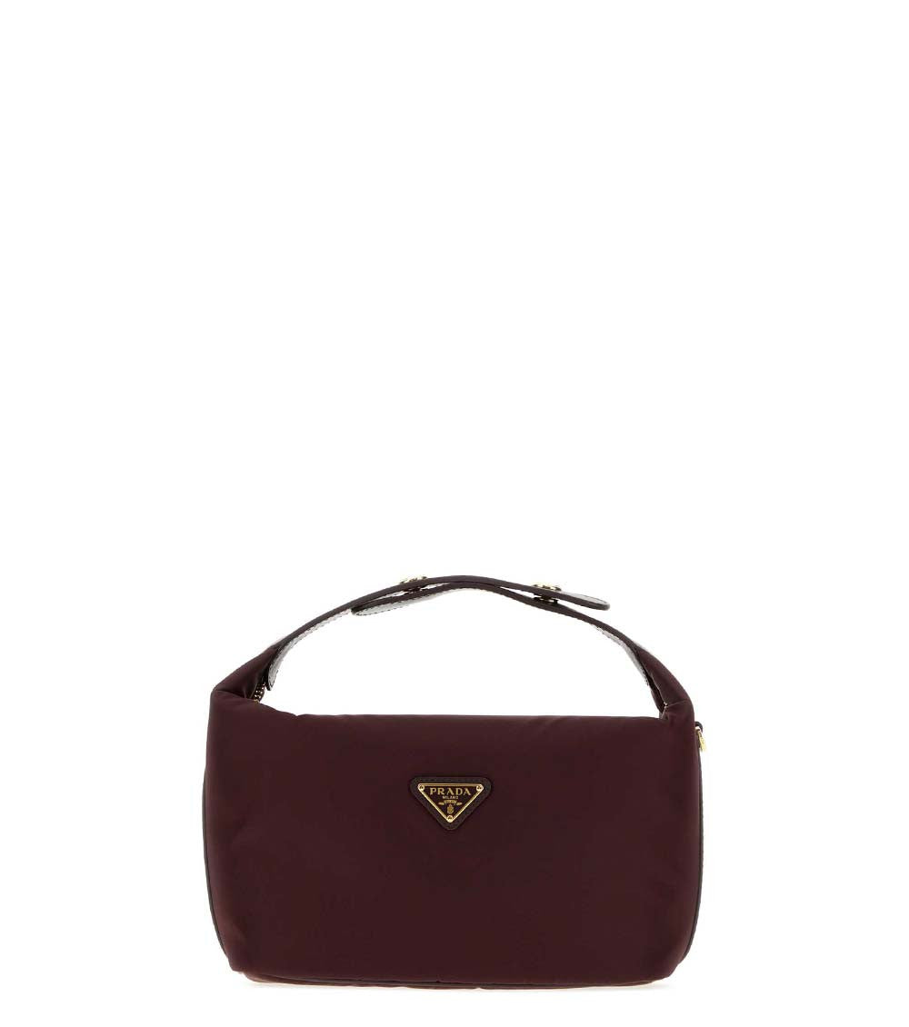Maroon Logo Mini Shoulder Bag 1