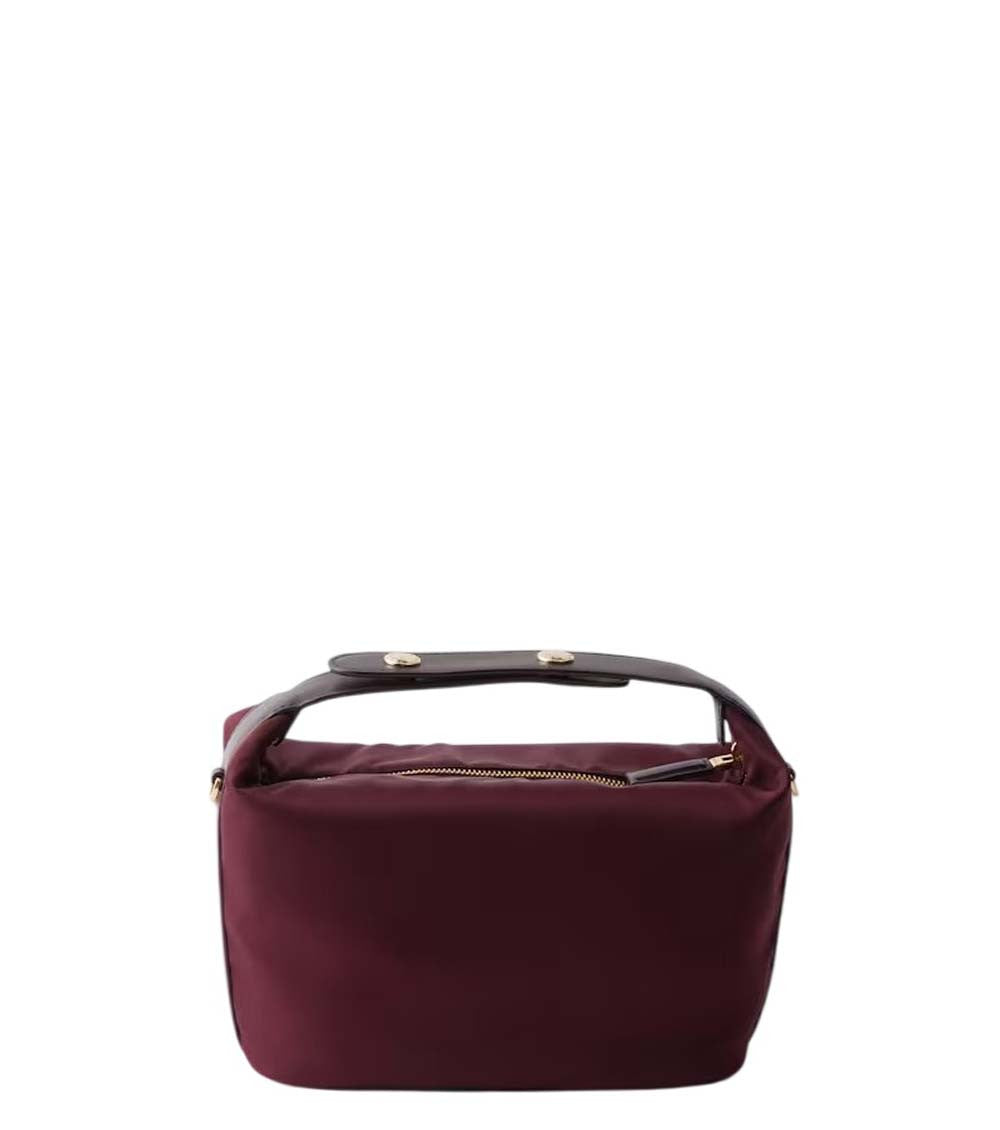 Maroon Logo Mini Shoulder Bag 3