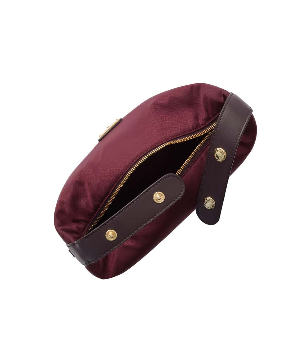 Maroon Logo Mini Shoulder Bag 4