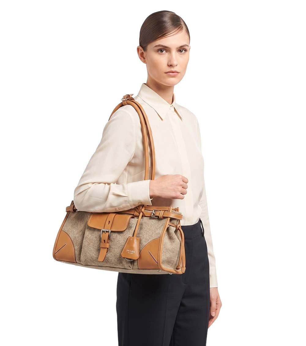 Natural Bonnie Medium Shoulder Bag 5