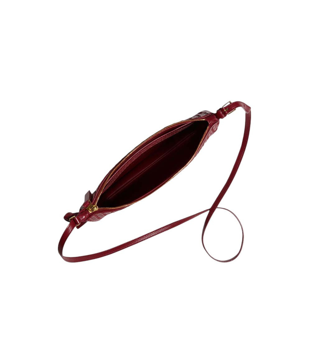 Red Intrecciato Piccolo Medium Crossbody Bag 3