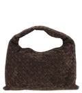 Dark Brown Intrecciato Medium Hobo 1