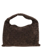 Dark Brown Intrecciato Medium Hobo 1