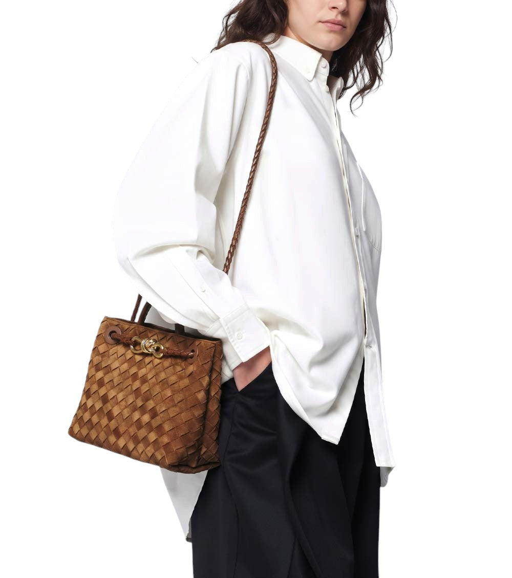 Dark Brown Andiamo Small Satchel 5