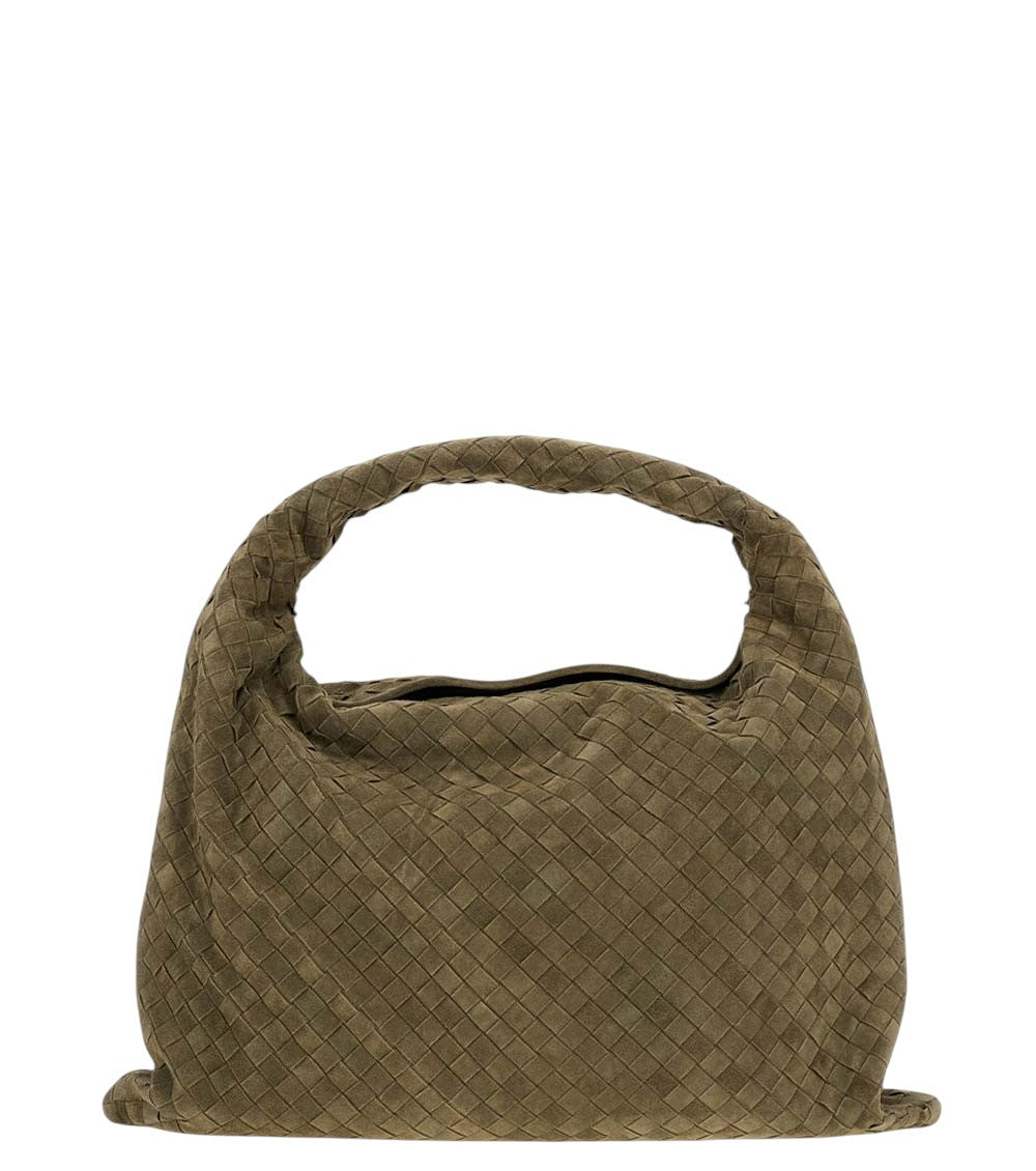 Green Intrecciato Large Shoulder Bag 2
