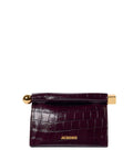 Maroon Rond Carre  Clutch 1