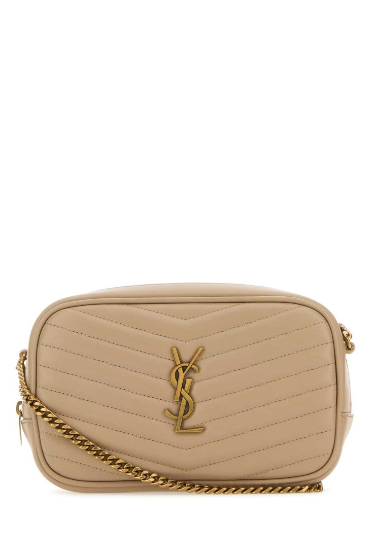 Beige Lou Mini Crossbody Bag 1