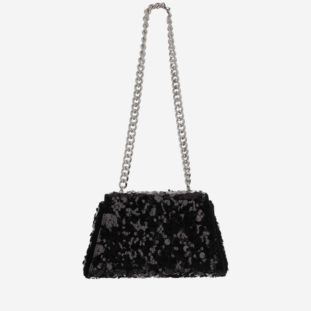 BLACK MINI SEQUIN  SHOULDER BAG 4