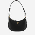 BLACK LOVE HALF MOON SHOULDER BAG 1
