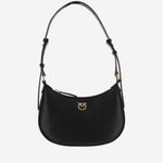 BLACK LOVE HALF MOON SHOULDER BAG 1