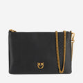 BLACK CLASSIC FLAT CROSSBODY BAG 1