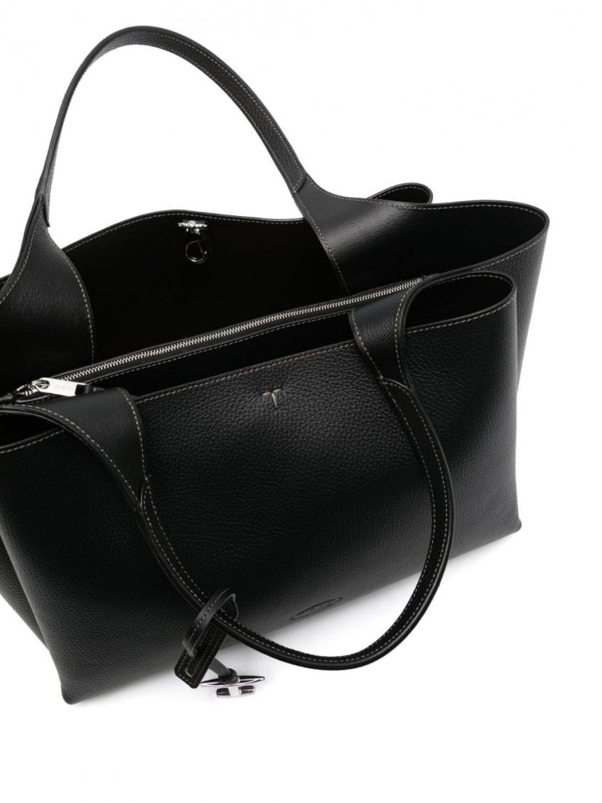 Black Timeless Medium Tote Bag 4
