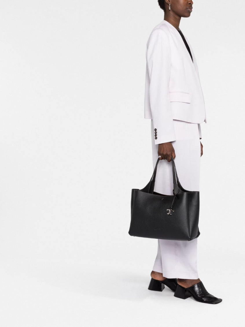 Black Timeless Medium Tote Bag 5