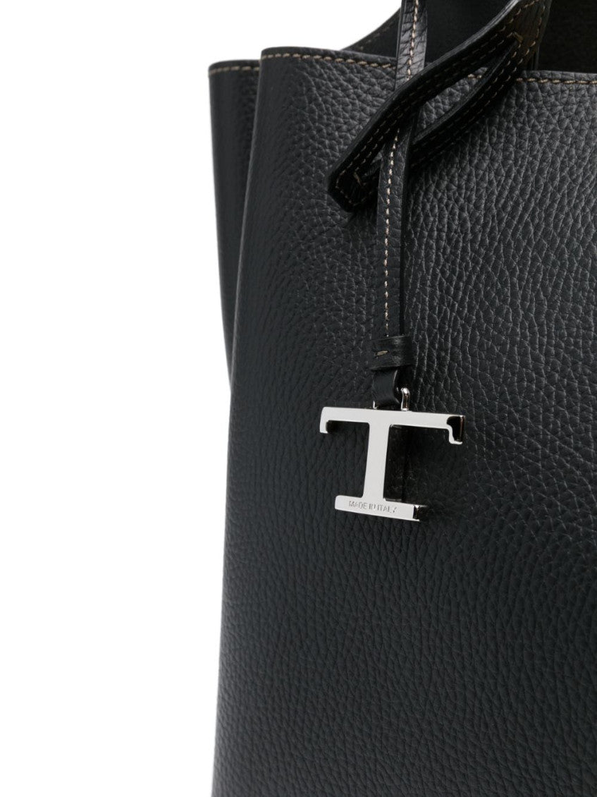 Black Timeless Medium Tote Bag 6