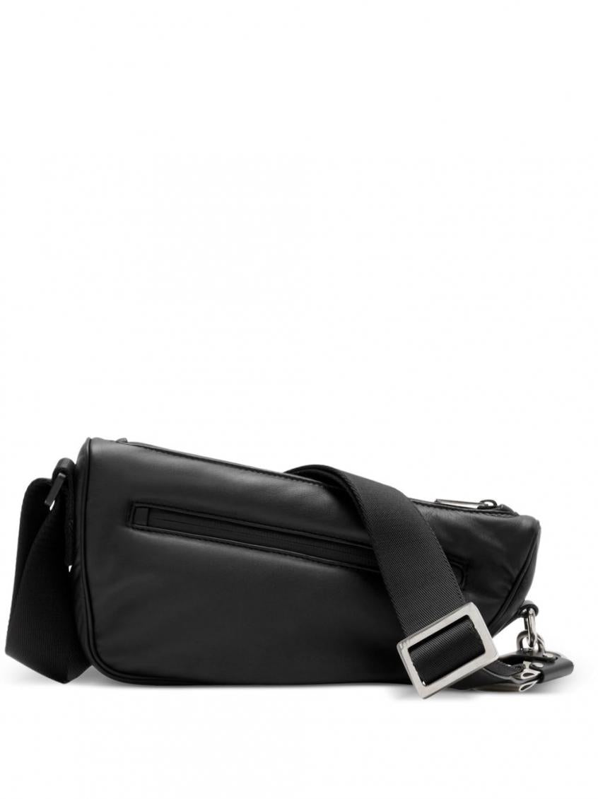 Black Shield Crossbody Bag 2