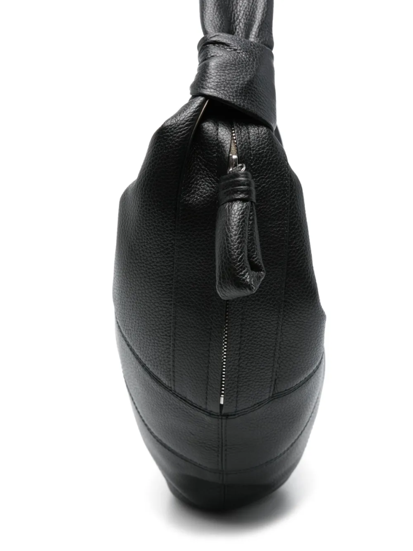 Black Fortune Croissant shoulder bag 4