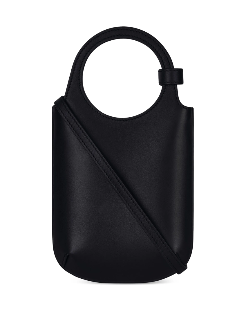 Black Slim Holy Crossbody Bag 3