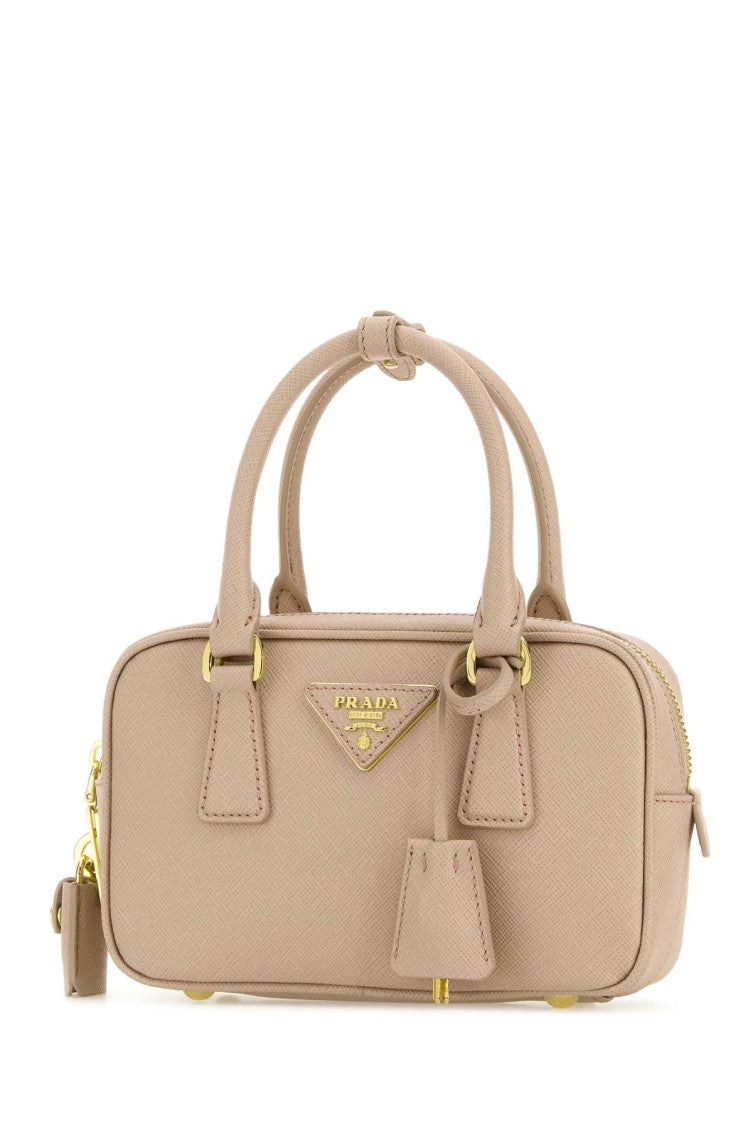 Beige Logo Small Satchel 2